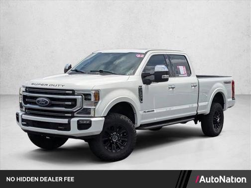 Star White Metallic Tri-Coat 2022 Ford F-250 Platinum