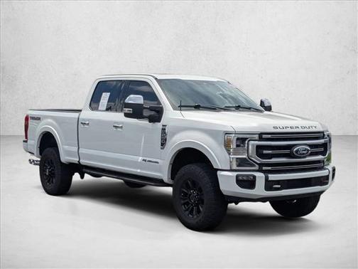 Star White Metallic Tri-Coat 2022 Ford F-250 Platinum