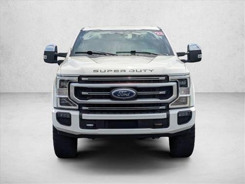 Star White Metallic Tri-Coat 2022 Ford F-250 Platinum
