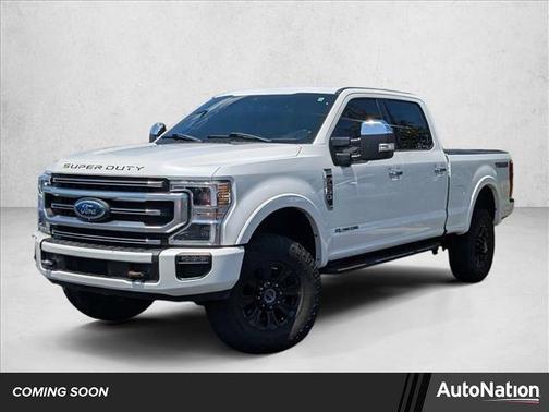 Star White Metallic Tri-Coat 2022 Ford F-250 Platinum