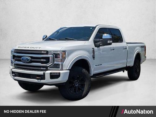 Star White Metallic Tri-Coat 2022 Ford F-250 Platinum