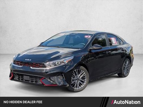 Aurora Black 2023 Kia Forte GT-Line