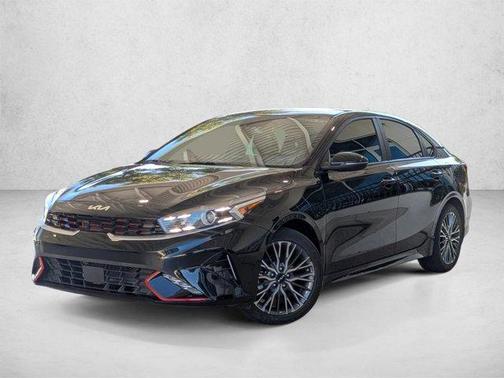 Aurora Black 2023 Kia Forte GT-Line