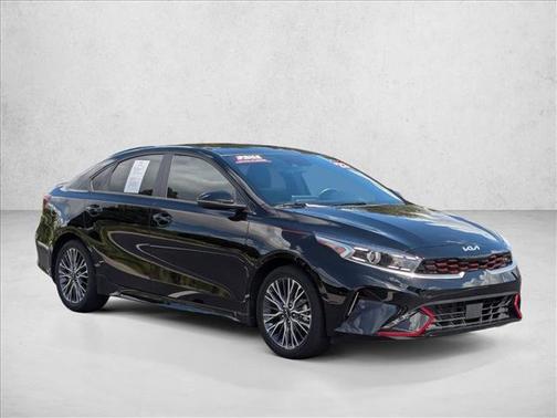 Aurora Black 2023 Kia Forte GT-Line