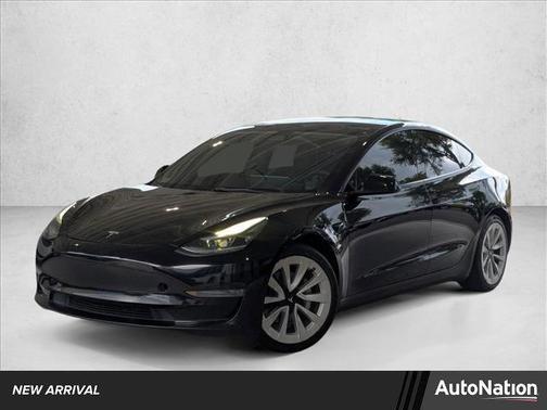 Solid Black 2022 Tesla Model 3 Standard Range