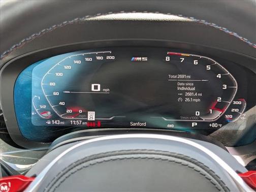 Black Sapphire Metallic 2023 BMW M5 Base