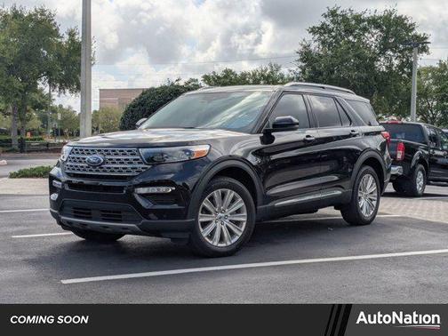 Agate Black Metallic 2024 Ford Explorer Limited