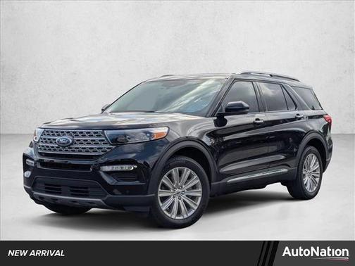 Agate Black Metallic 2024 Ford Explorer Limited