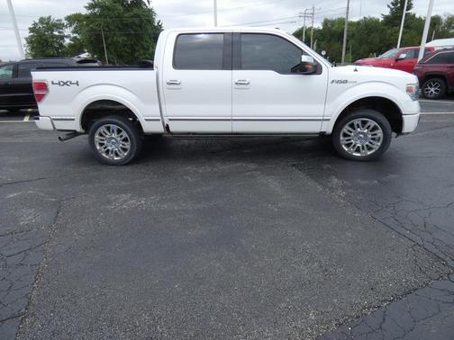 White Platinum Metallic 2014 Ford F-150 Lariat