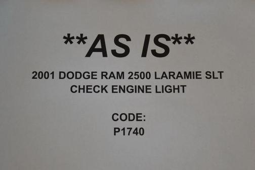 2001 Dodge Ram 2500 