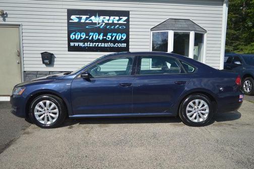 Blue 2015 Volkswagen Passat 1.8T Auto Wolfsburg Ed