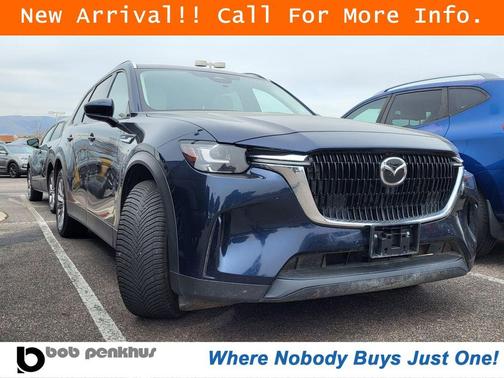 Deep Crystal Blue Mica 2024 Mazda CX-90 PHEV Preferred