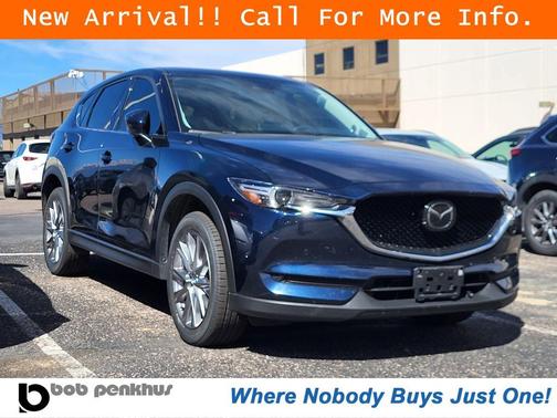 Deep Crystal Blue Mica 2021 Mazda CX-5 Grand Touring