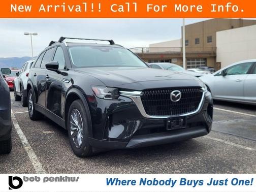 Jet Black Mica 2024 Mazda CX-90 PHEV Preferred