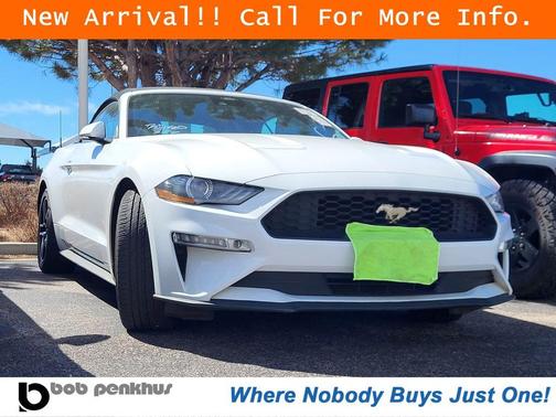Oxford White 2021 Ford Mustang EcoBoost Premium