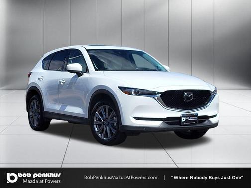 Snowflake White Pearl 2021 Mazda CX-5 Grand Touring Reserve