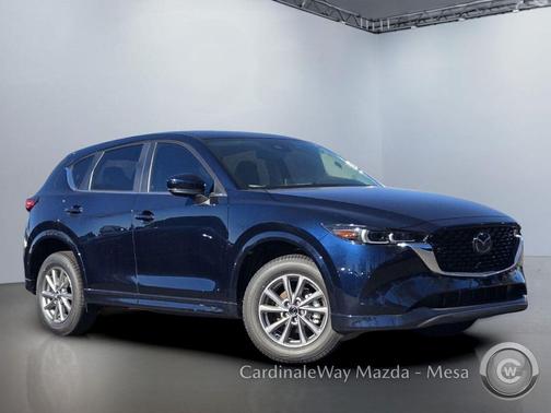 Deep Crystal Blue Mica 2025 Mazda CX-5 2.5 S Preferred Package