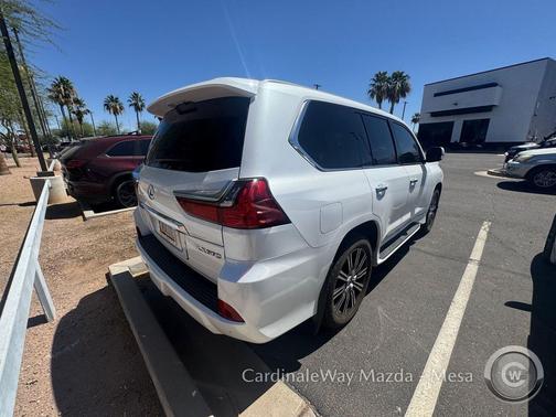 Eminent White Pearl 2021 Lexus LX 570 Three-Row