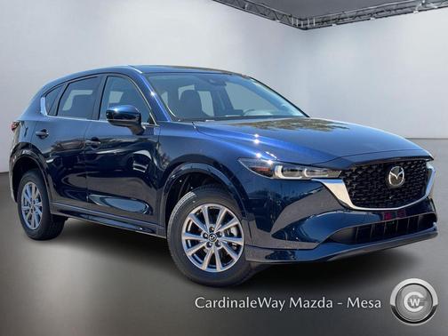 Deep Crystal Blue Mica 2025 Mazda CX-5 2.5 S Preferred Package