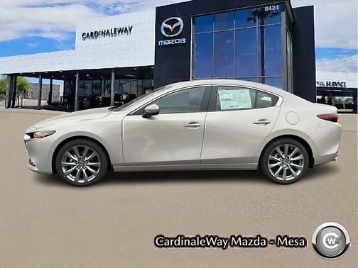 Platinum Quartz Metallic 2026 Mazda Mazda3 FWD w/Preferred Package