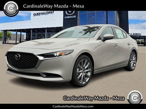 Platinum Quartz Metallic 2026 Mazda Mazda3 FWD w/Preferred Package