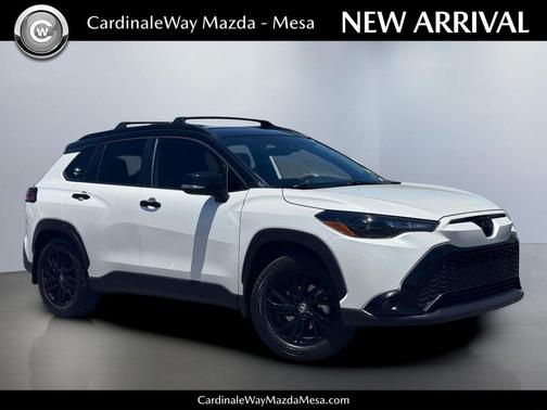 Wind Chill Pearl/Jet Black 2025 Toyota Corolla Hybrid L