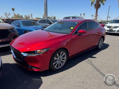 Soul Red Crystal Metallic 2019 Mazda Mazda3 FWD w/Preferred Package