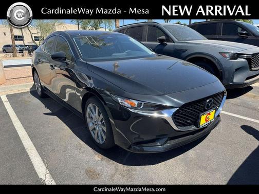 Jet Black Mica 2026 Mazda Mazda3 FWD w/Preferred Package