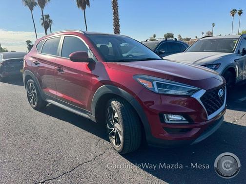Crimson 2021 Hyundai TUCSON Sport