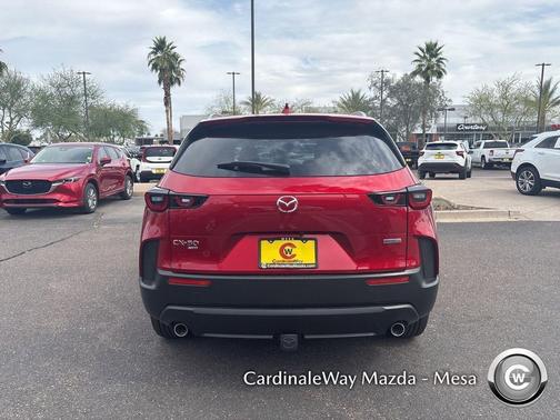 Soul Red Crystal Metallic 2025 Mazda CX-50 Hybrid Preferred Package