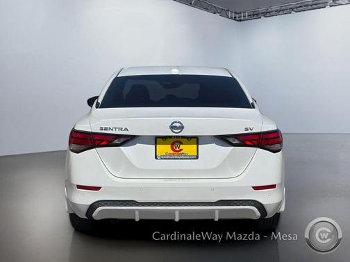 Aspen White Tricoat 2020 Nissan Sentra SV