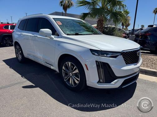 Crystal White Tricoat 2021 Cadillac XT6 Premium Luxury FWD