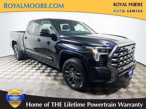Midnight Black Metallic 2023 Toyota Tundra Platinum
