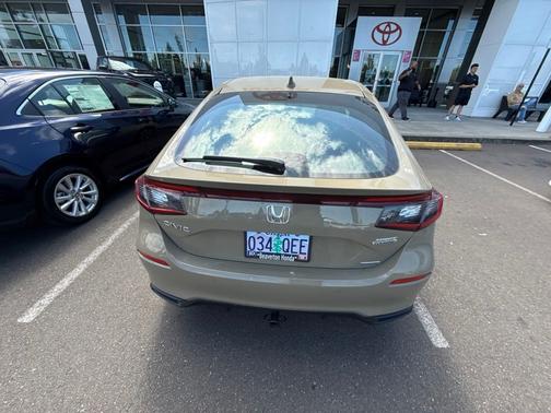 Sand Dune Pearl 2025 Honda Civic Hybrid Sport Touring