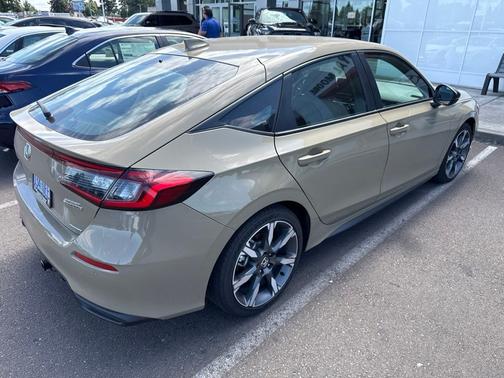 Sand Dune Pearl 2025 Honda Civic Hybrid Sport Touring
