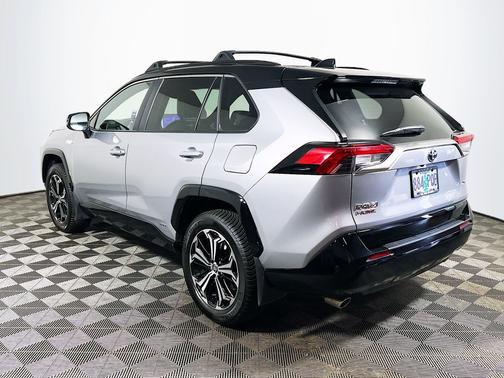 Silver Sky Metallic/Midnight Black Metallic 2024 Toyota RAV4 Prime XSE