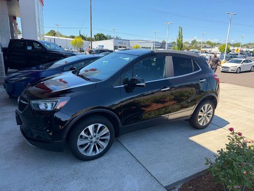 Ebony Twilight Metallic 2018 Buick Encore Preferred