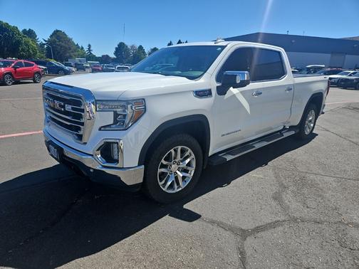 Summit White 2020 GMC Sierra 1500 SLT