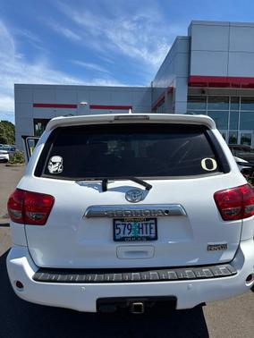 Super White 2016 Toyota Sequoia Limited