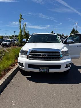 Super White 2016 Toyota Sequoia Limited