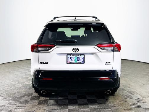 Wind Chill Pearl/Midnight Black Metallic 2025 Toyota RAV4 Plug-In Hybrid XSE