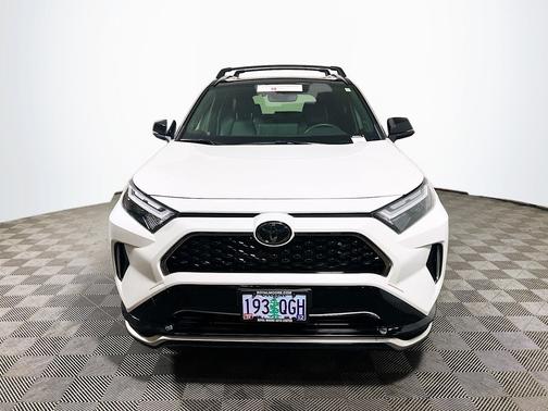 Wind Chill Pearl/Midnight Black Metallic 2025 Toyota RAV4 Plug-In Hybrid XSE