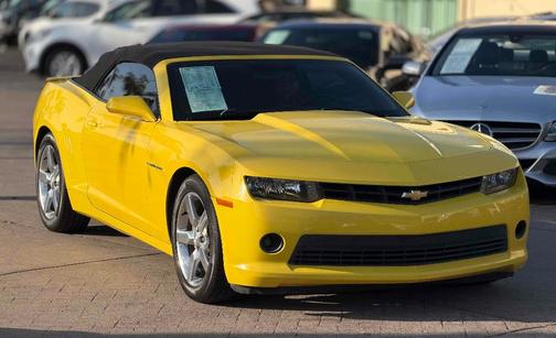 Bright Yellow 2015 Chevrolet Camaro 1LT
