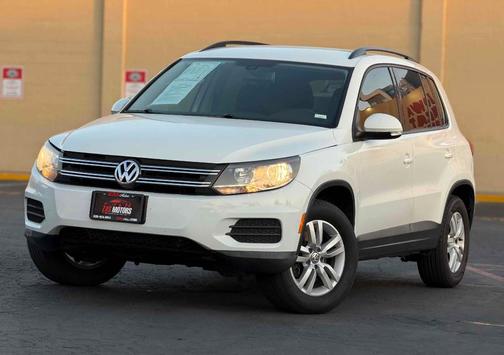 Pure White 2016 Volkswagen Tiguan S