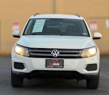 Pure White 2016 Volkswagen Tiguan S
