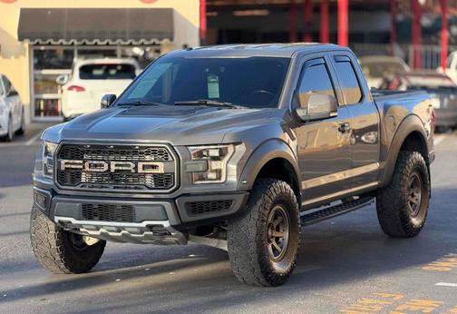 Gray 2018 Ford F-150 Raptor