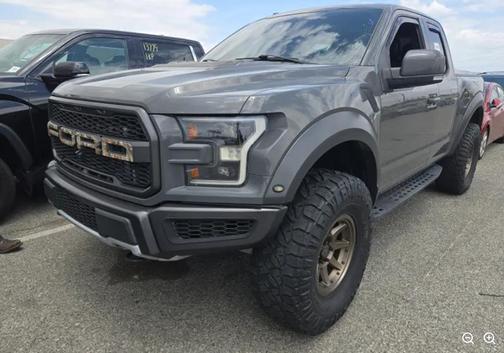 Gray 2018 Ford F-150 Raptor