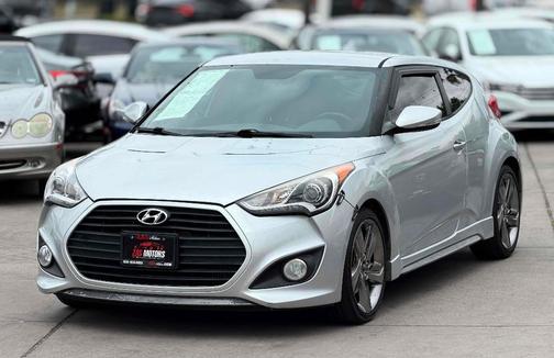 Ironman Silver Metallic 2014 Hyundai Veloster Turbo