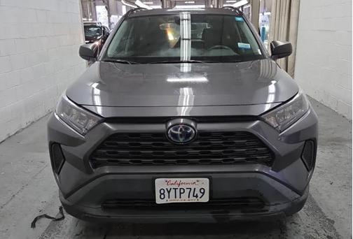 Gray 2021 Toyota RAV4 Hybrid LE