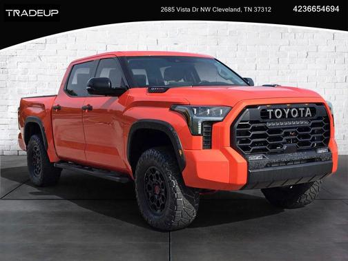 Orange 2022 Toyota Tundra Hybrid TRD Pro Truck